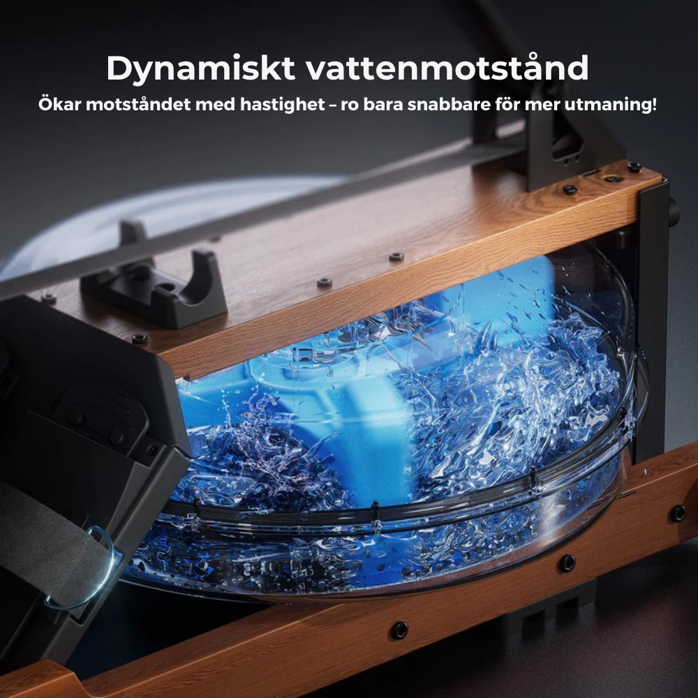 AquaRow™ Hopfällbar Vattenroddmaskin