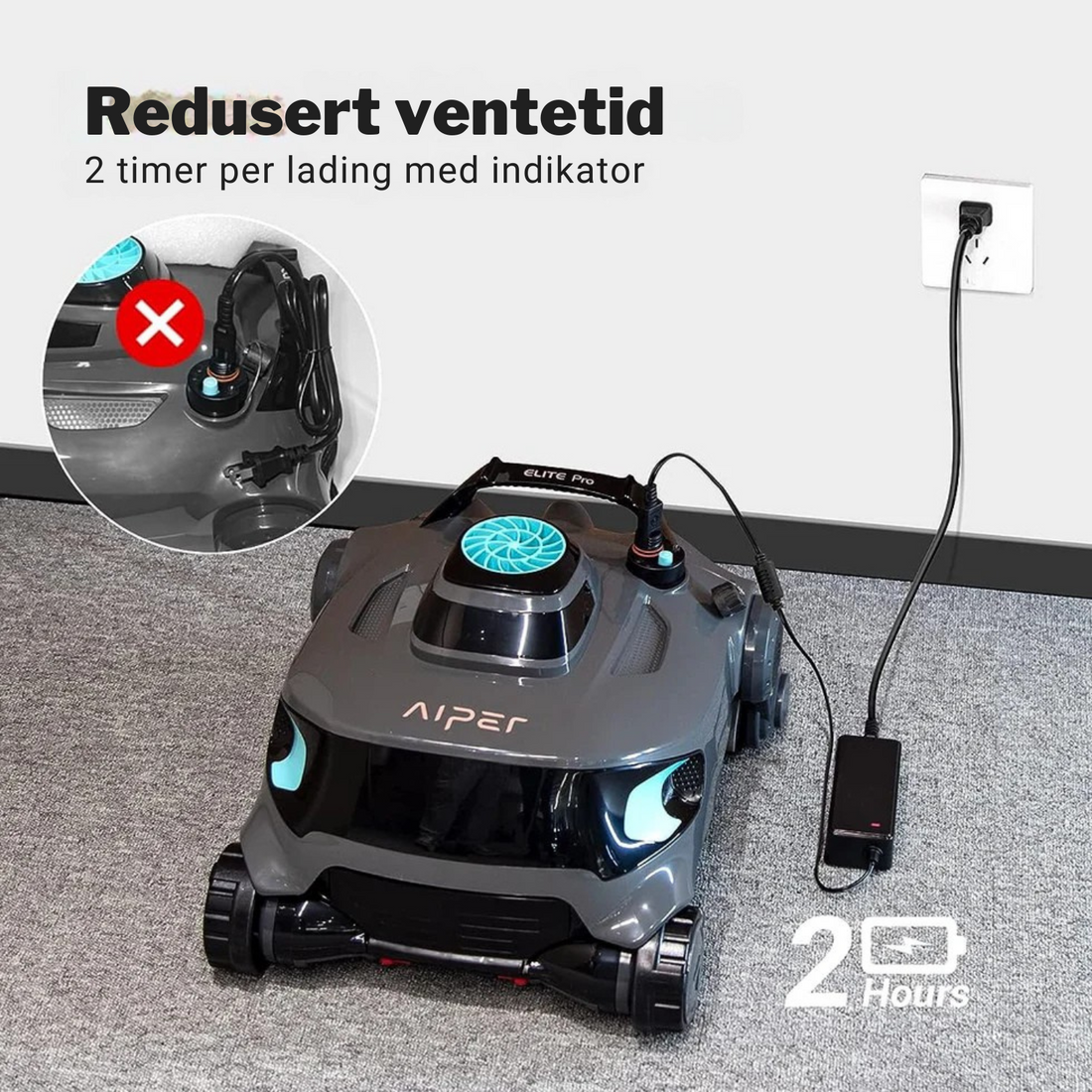 CrystalClear™ Trådløs Bassengrenser