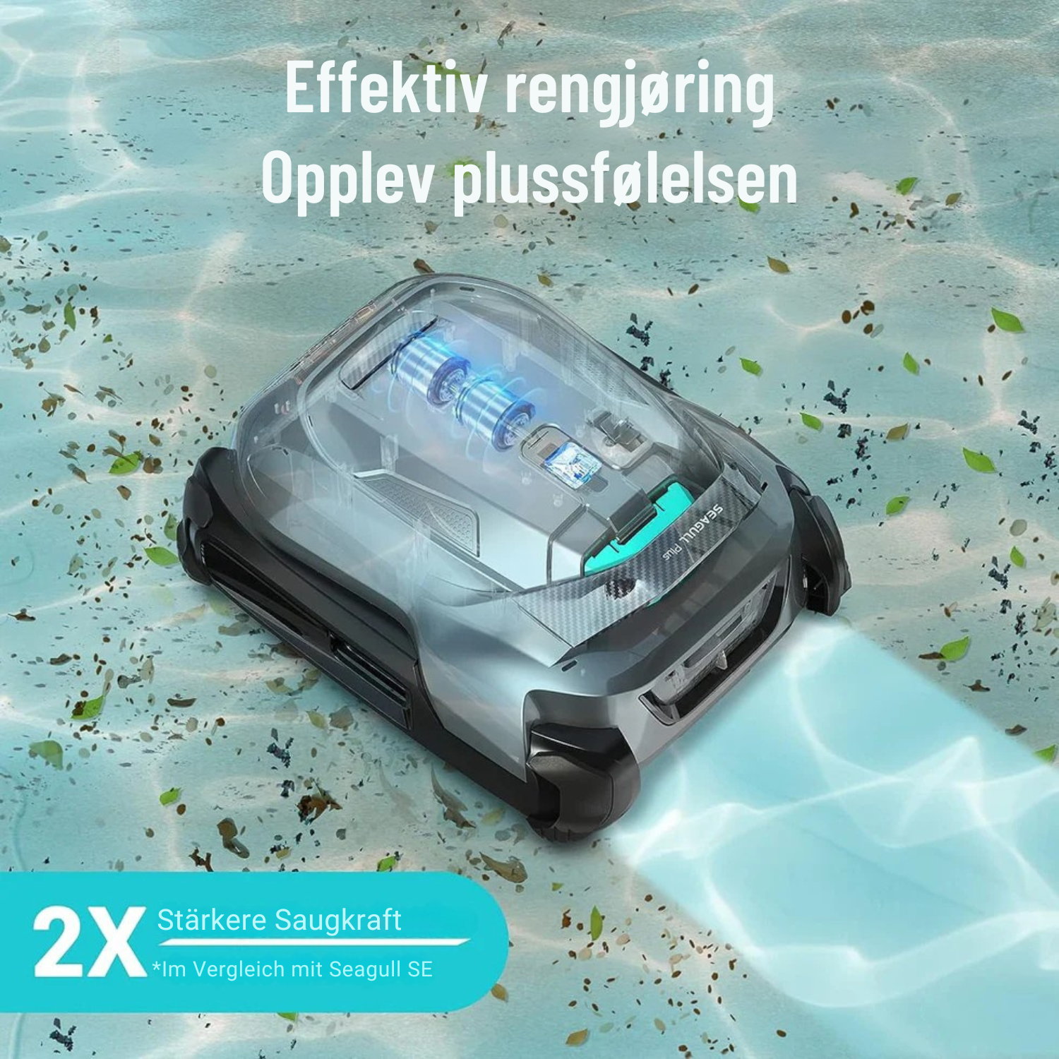 CrystalClear™ Trådløs Bassengrenser