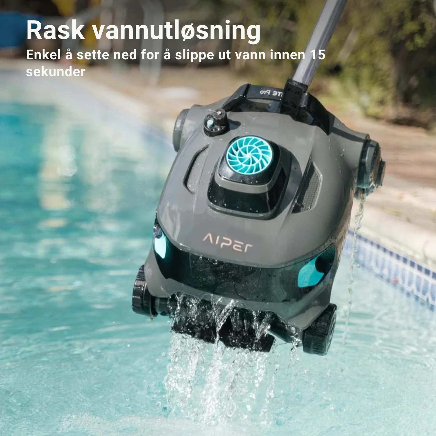 CrystalClear™ Trådløs Bassengrenser