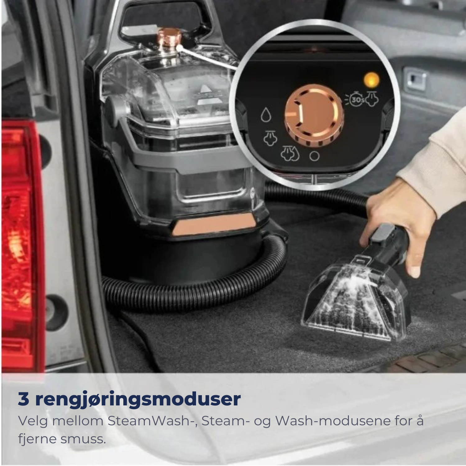 CleanWave™ Bærbar Teppe- og Møbelrenser